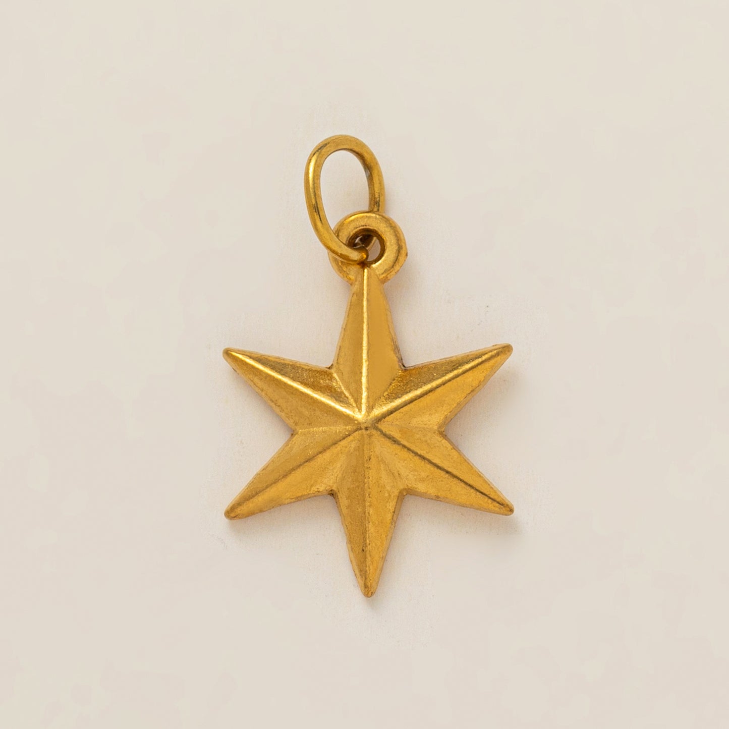Vintage Gold Plated Stainless Steel Sun Star Horseshoe Chili Pepper Charm Bar
