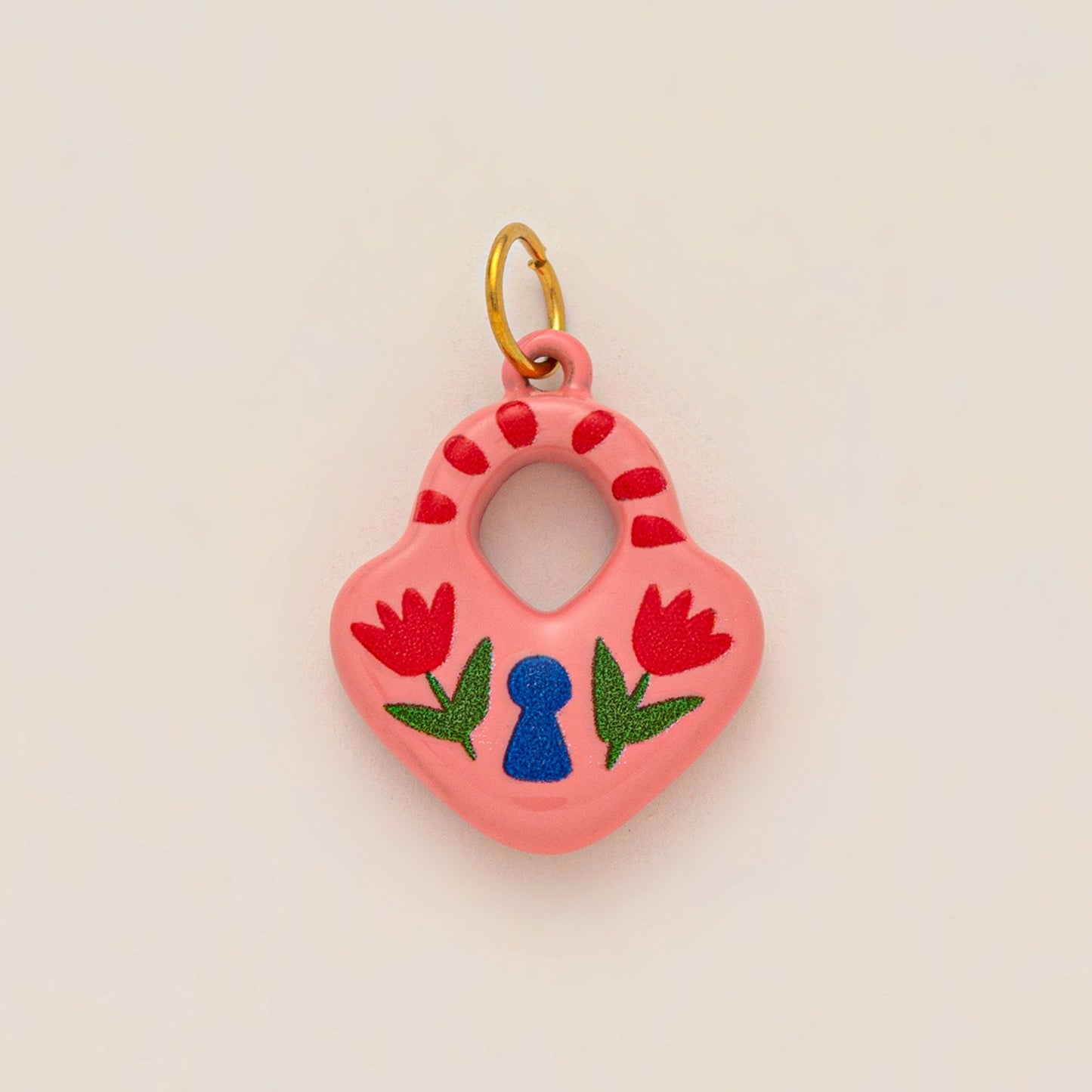 Minimalist Colorful Heart and Animal Shaped Stainless Steel Plated Shoe Charm
