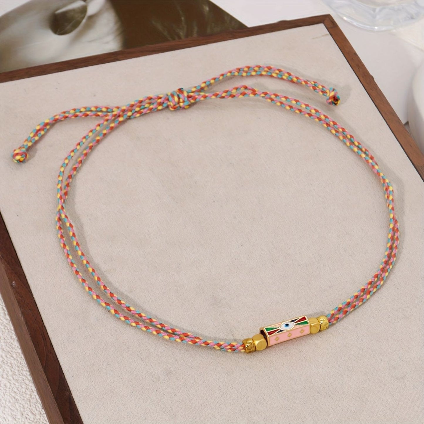 Vintage Geometric Tarot Bracelet with Star Pendant, Gold-Plated Titanium Steel Jewelry for Women and Men