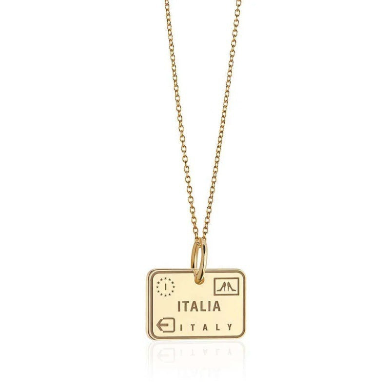 Elegant Plated Stainless Steel Teardrop Charm Bar