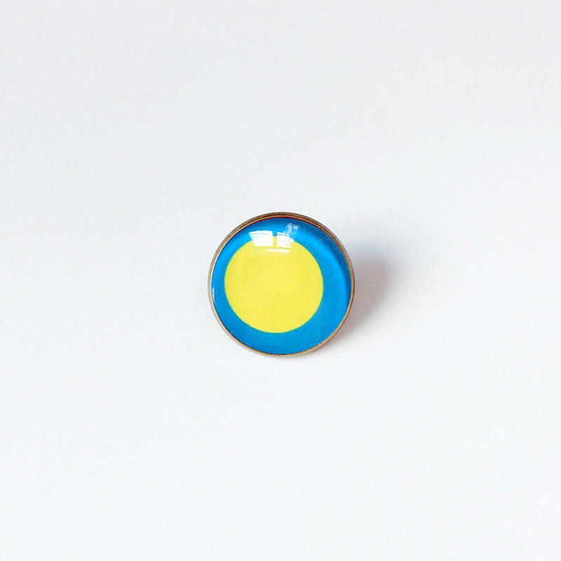Pin de Solapa de Aleación Esmaltado Personalizado con Diseño de Bandera del Mundo para Hombres y Mujeres