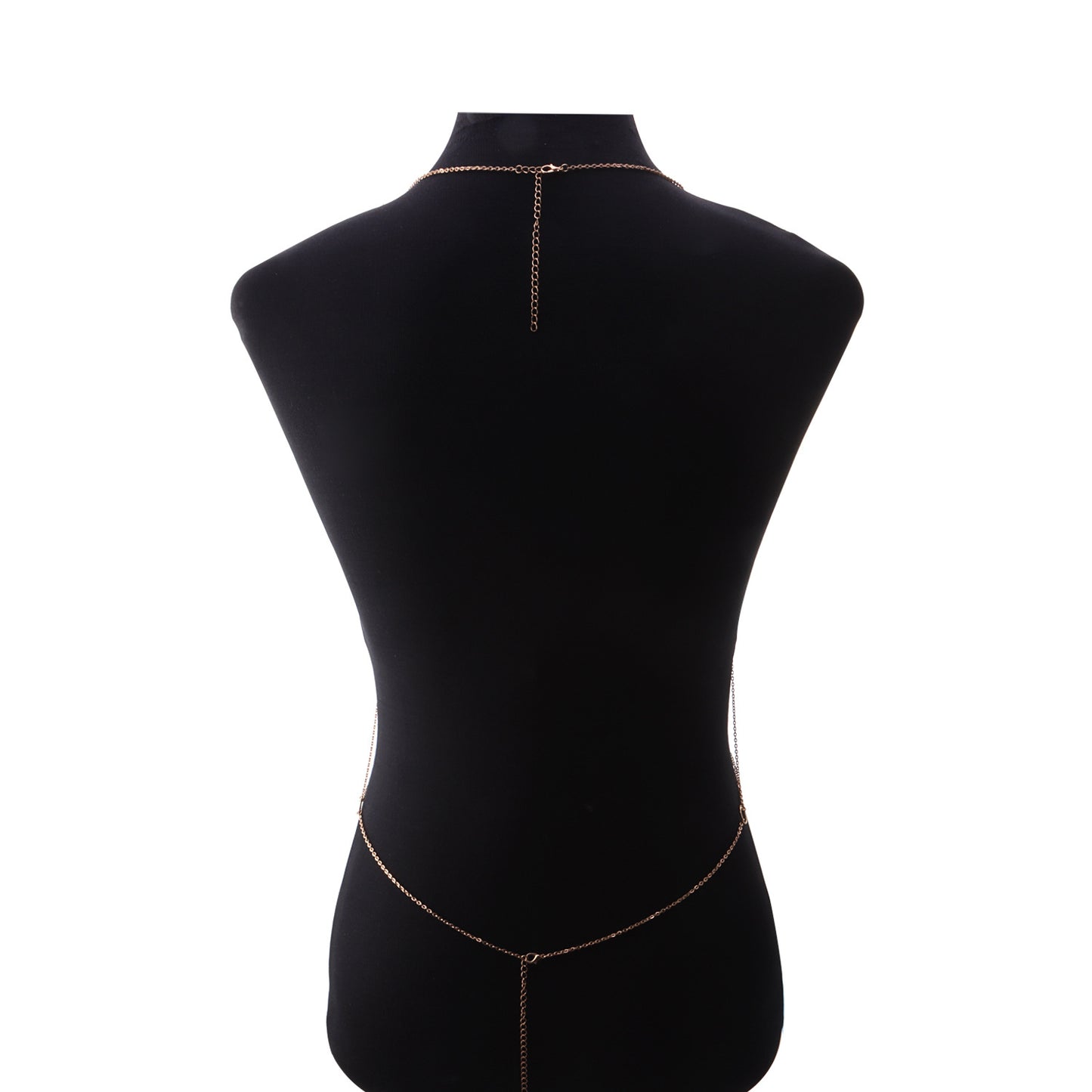 Geometric Five-Circle Body Chain for Women in Alloy with Plated Finish