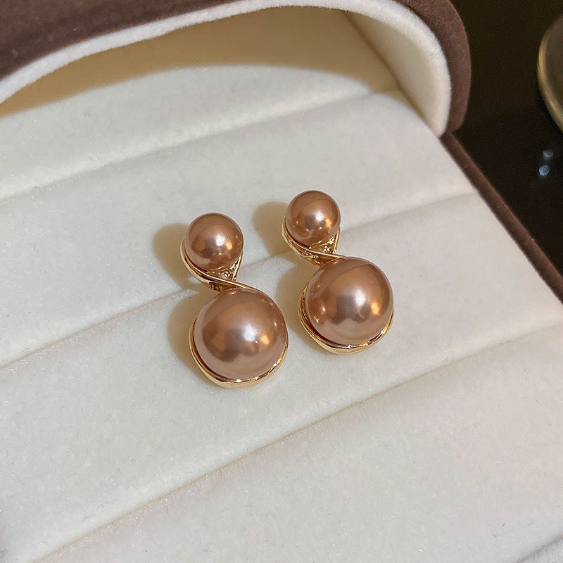Vintage Geometric Earrings with Gold-Plated Copper Base and Stainless Steel Posts for Women