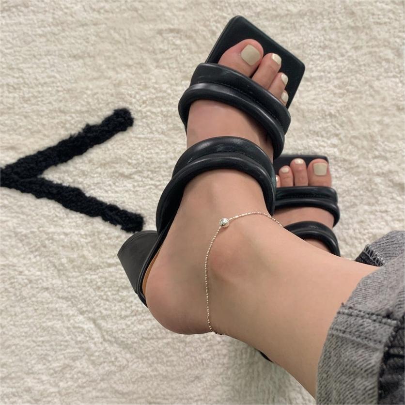 Minimalist Star-Shaped S925 Sterling Silver Anklet with Polished Beads and Electroplated Finish
