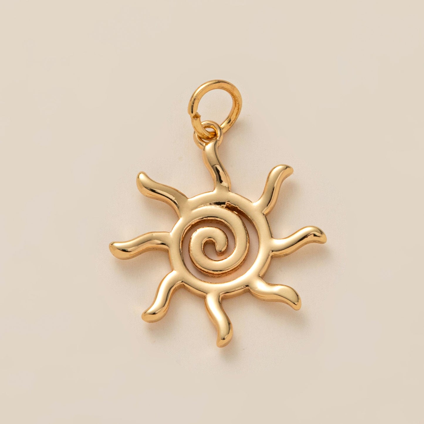 Heart Star Moon Plated Brass Necklace