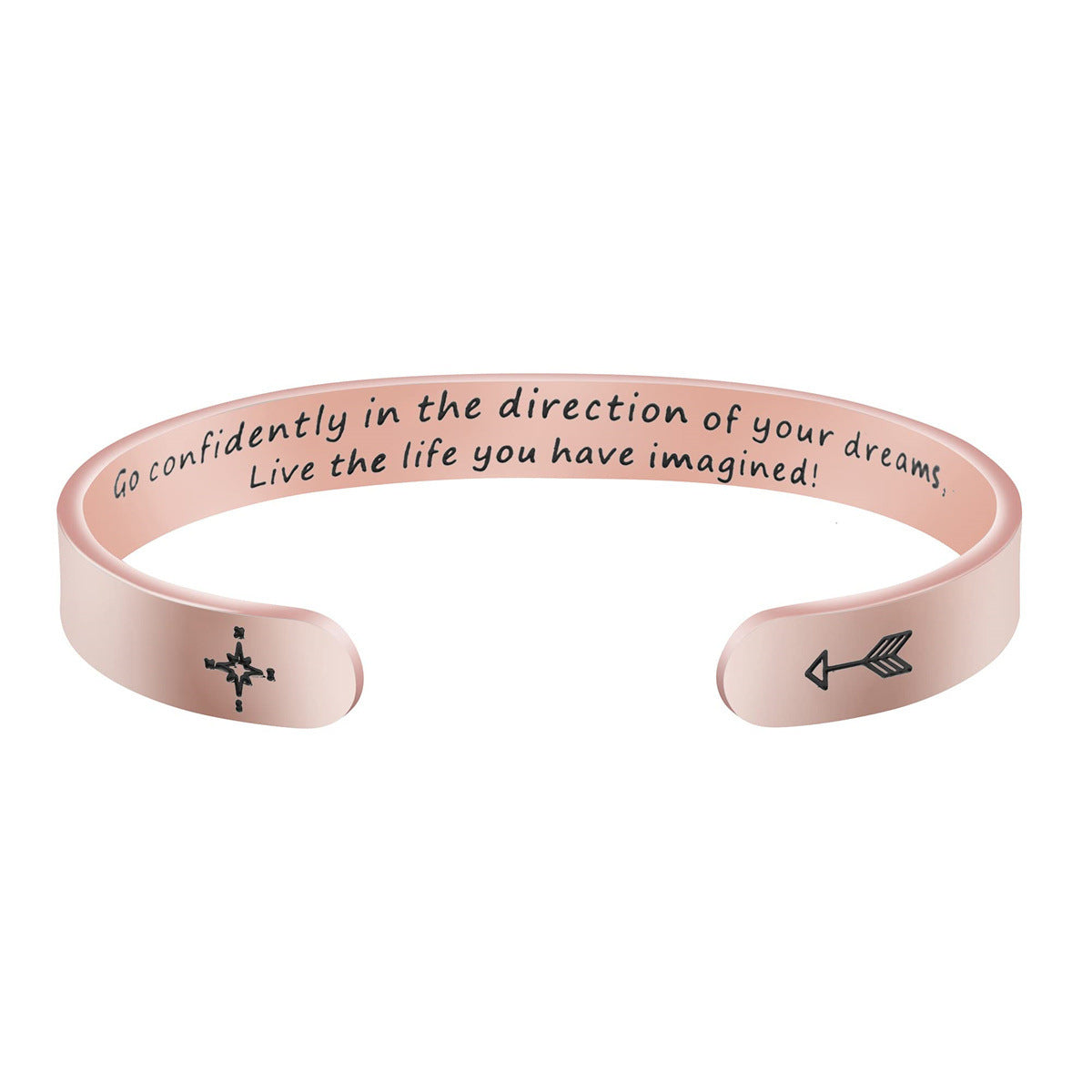 Pulsera de acero inoxidable de moda para mujer con acabado chapado, regalo ideal de Navidad, cumpleaños, Acción de Gracias para mamá