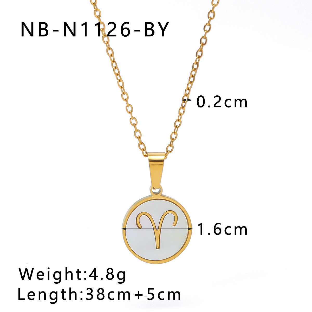 Vintage-Inspired Zodiac Pendant Necklace for Women with Titanium Steel Charm, Geometric and Floral Design, 18K Vacuum Plated Stainless Steel Snake Chain