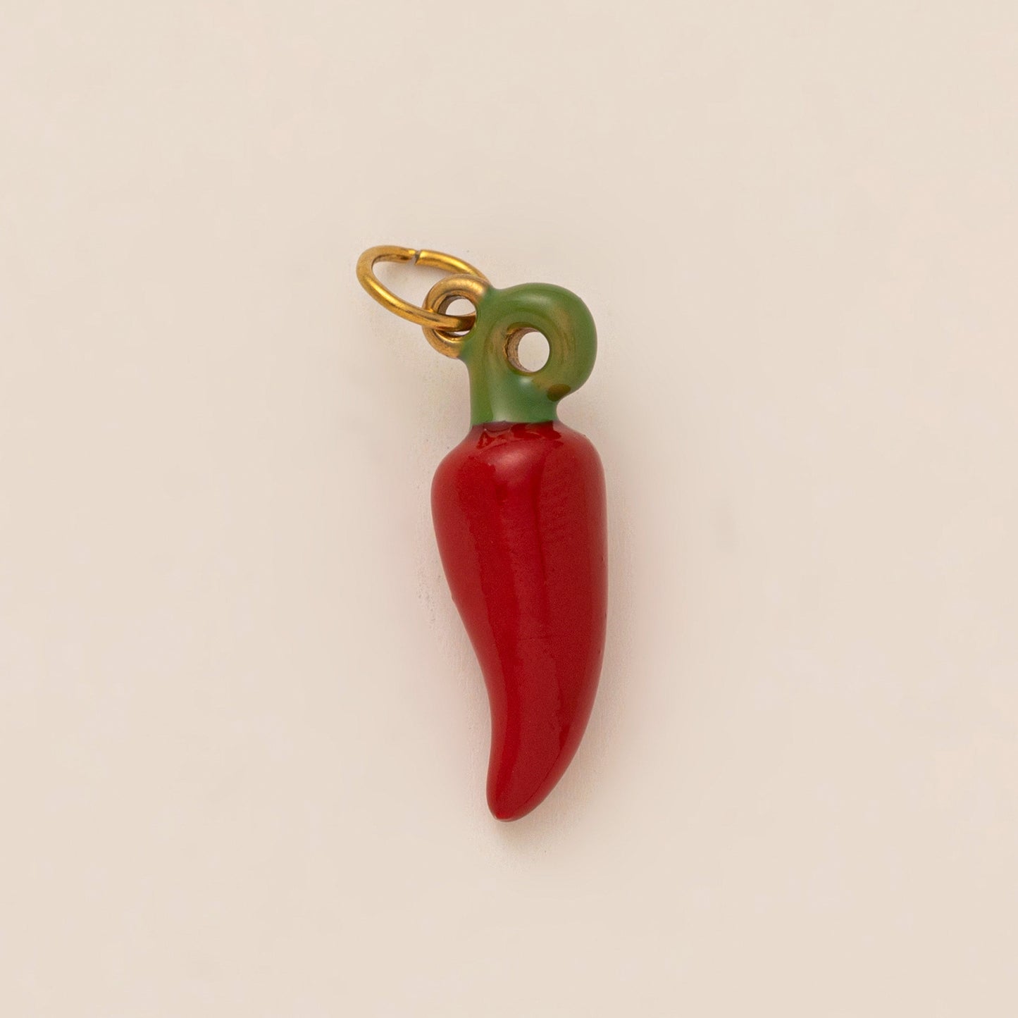 Vintage PVD 18K Gold Plated Stainless Steel Fruit Charm Bar for Women