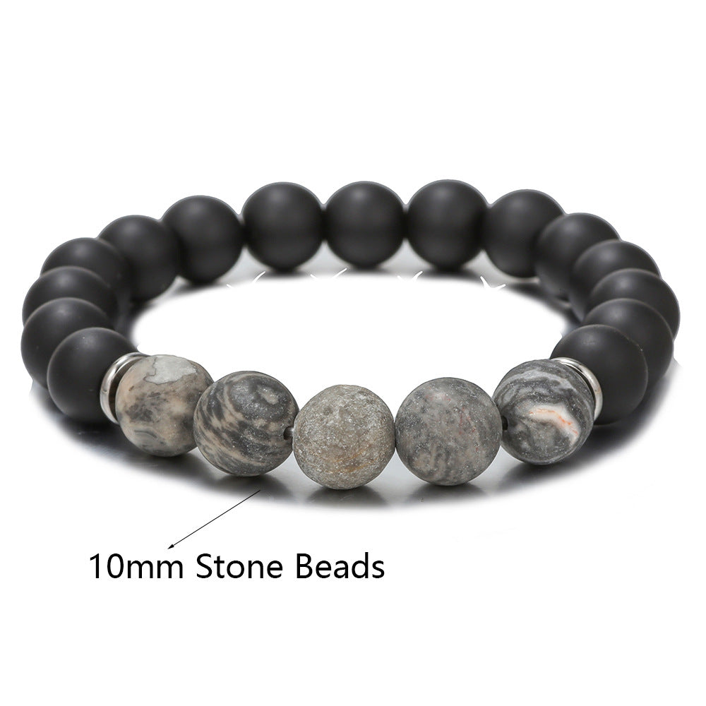 Unisex Handmade Geometric Mixed Materials Bracelet