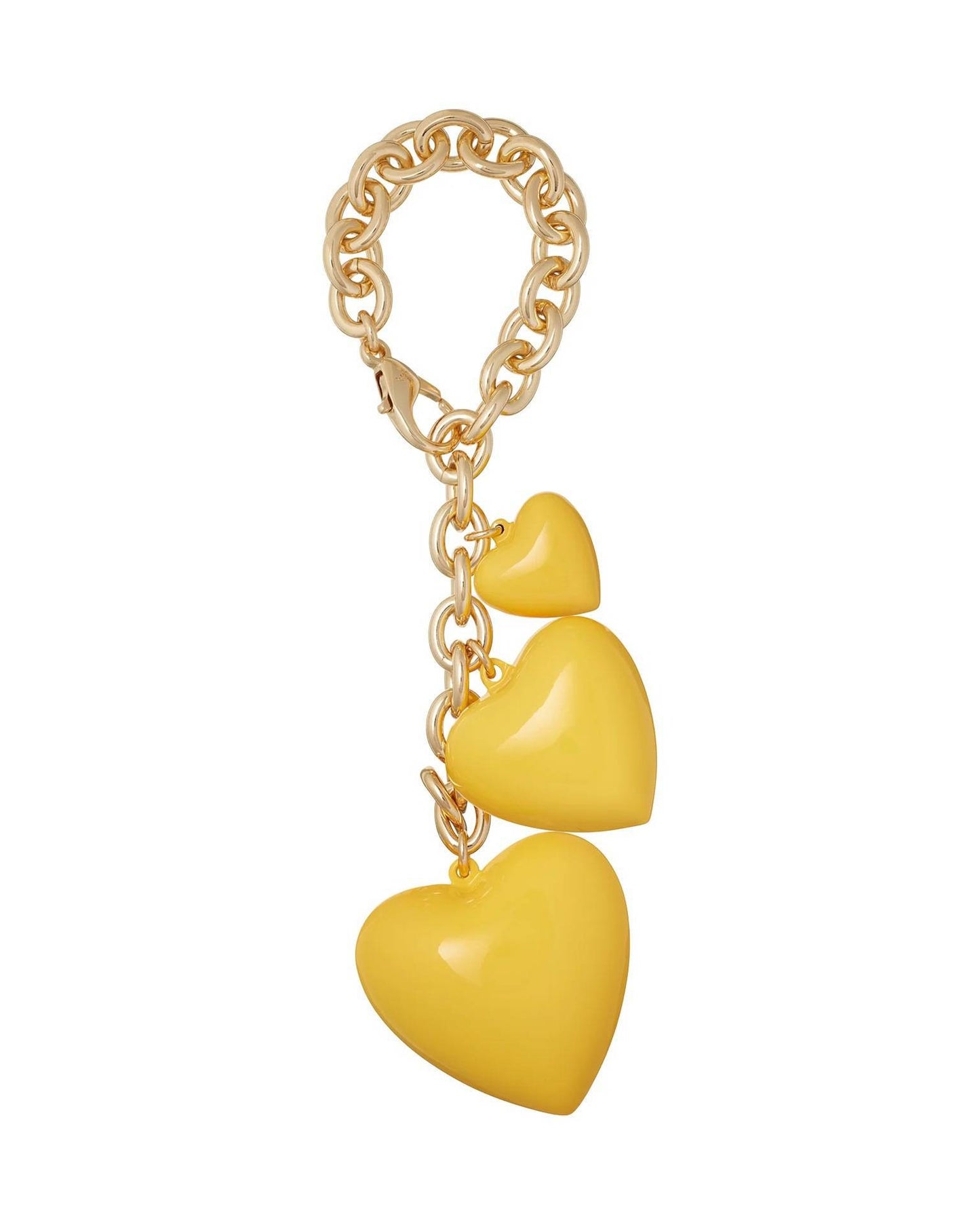 Casual Plated Resin Bag Charm with Fruit and Animal Patterns