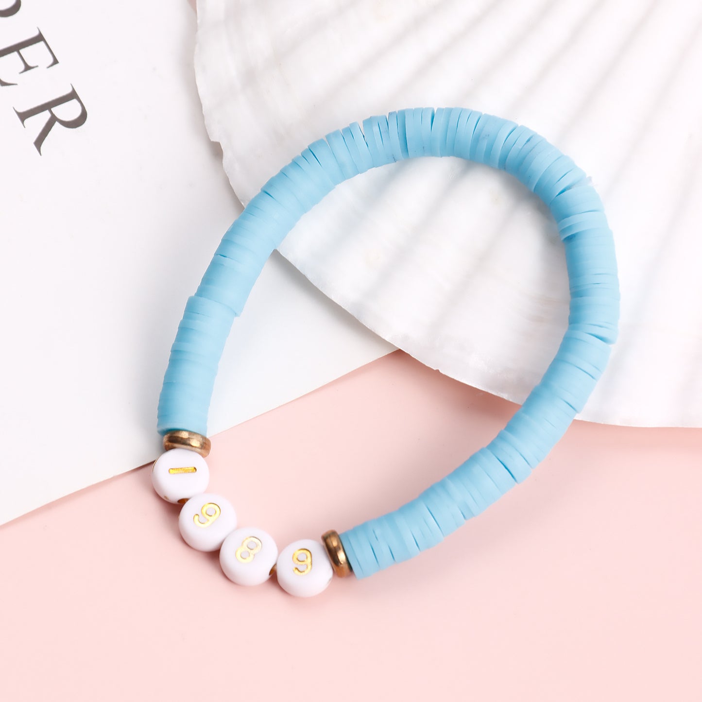 Geometric Shape Alloy Bracelet with Plated Finish for Women, Polymer Clay Inspired Colorful Slice Design