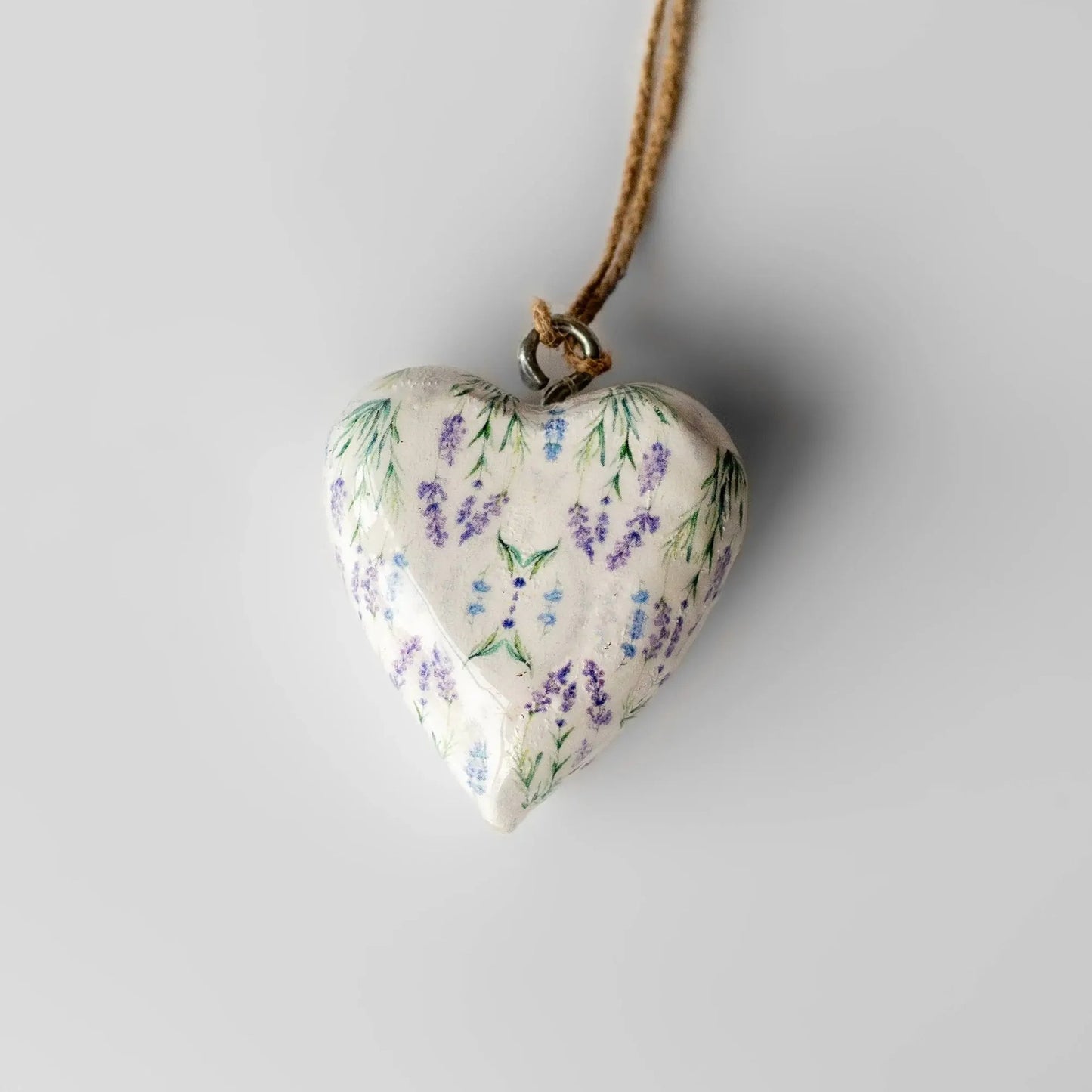 Minimalist Luxury Heart Plant Stainless Steel Plated Pendant Necklace 18K Gold