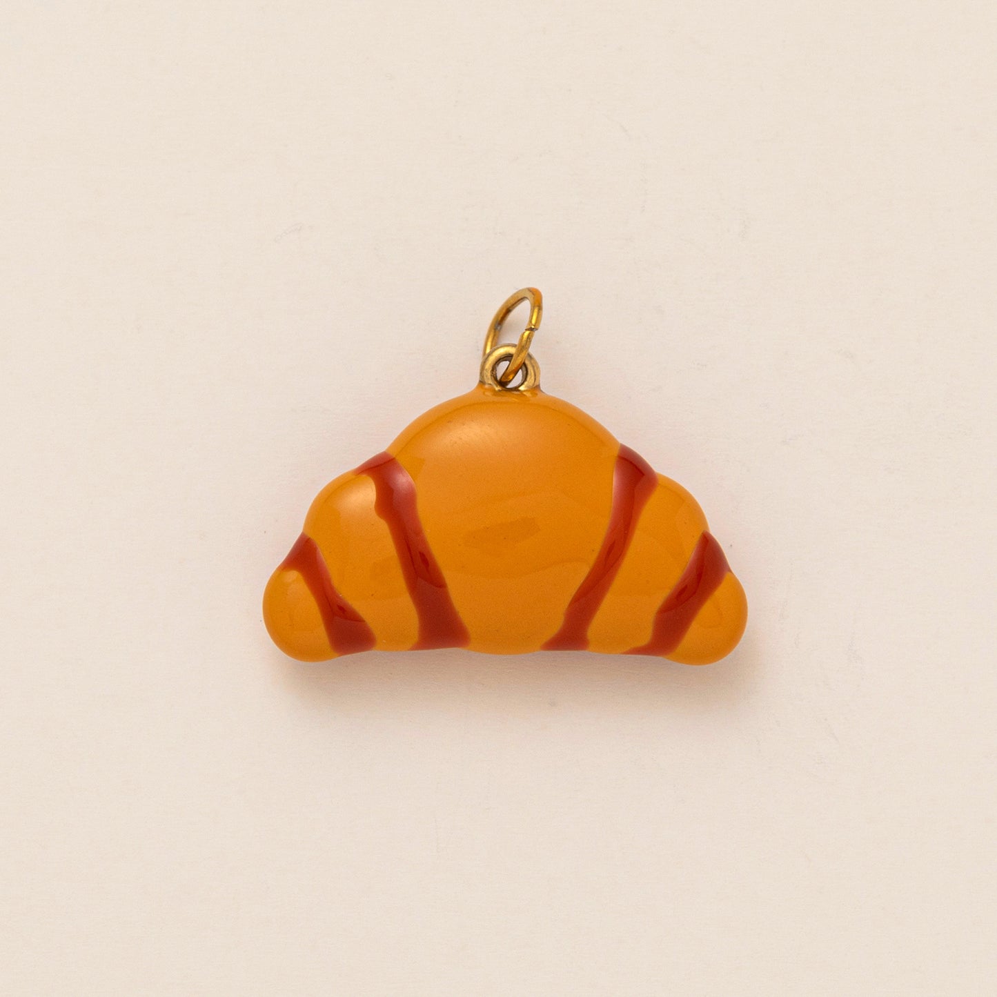 Minimalist Striped Alloy 18K Gold Plated Charm Bar