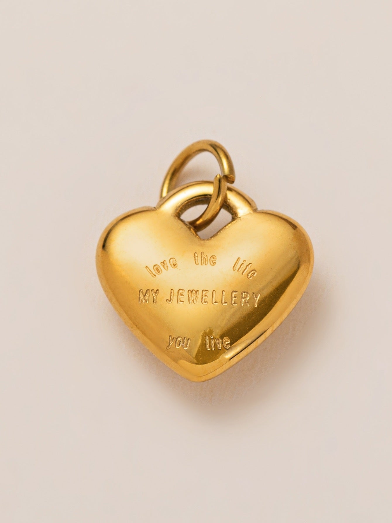 Vintage Stainless Steel PVD Gold Plated Heart Teardrop Cartoon DIY Charm Bar Shoe Accessories