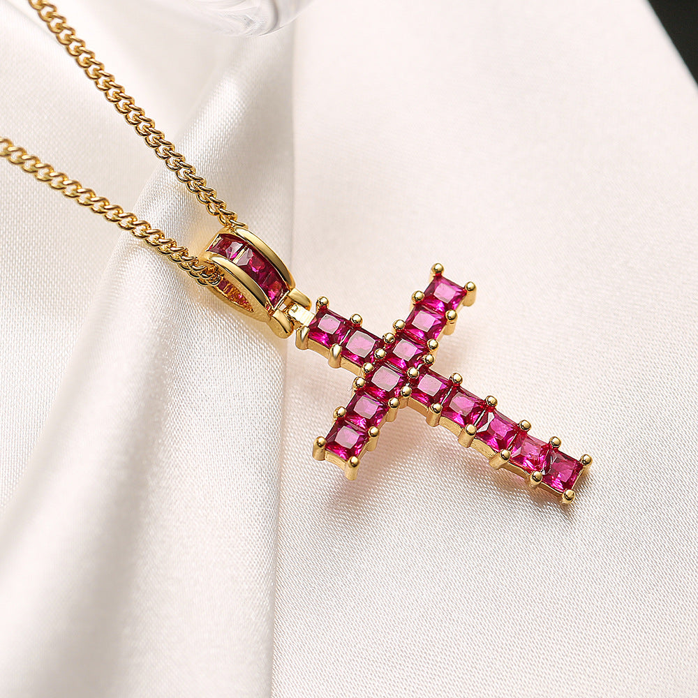 Luxury Geometric Pendant Necklace for Women in Copper with Gold Plating, Fashionable and Unique Statement Jewelry