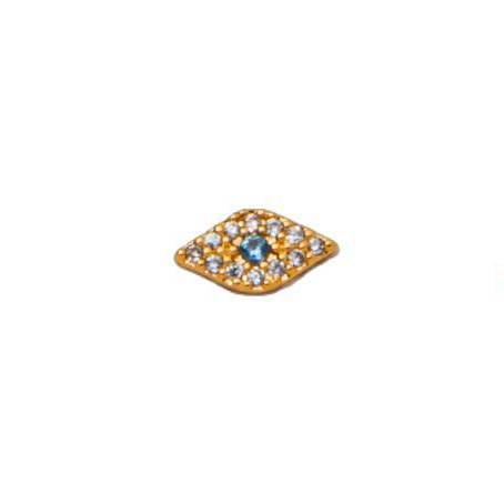 Vintage Luxury 18K Gold Plated Brass Geometric Floral Locket Pendant Charm Bar with Cable Chain