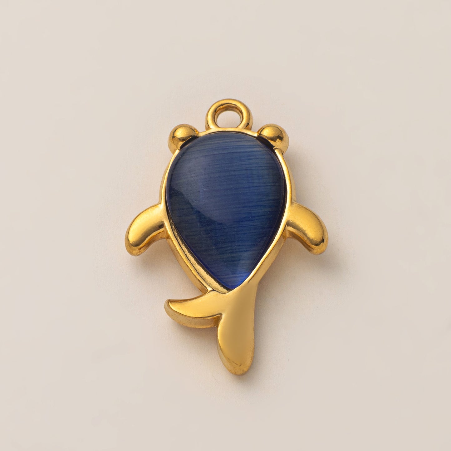 Vintage Geometric Stainless Steel 18K Gold Plated PVD DIY Charm Bar Pendant