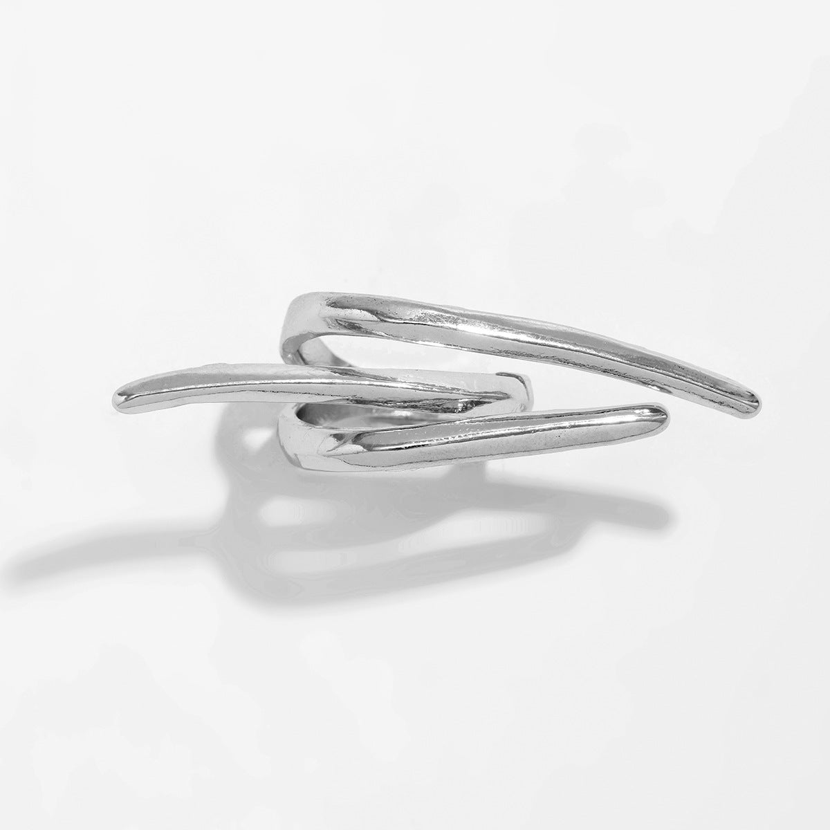 Minimalist Alloy Plated Butterfly Ring for Women