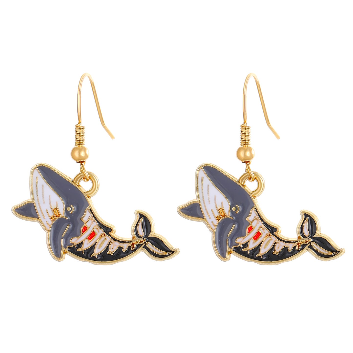 Halloween Cartoon Animal Earrings for Women Zinc Alloy Electroplated Fashion Ear Hooks with Rabbit Bat and Cat Designs