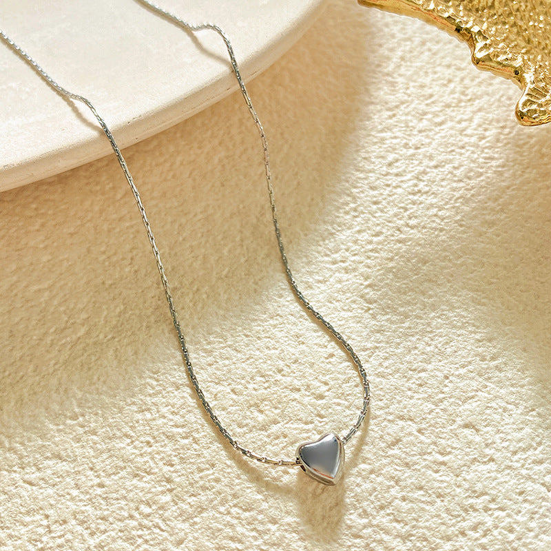 Minimalist Luxury Star and Floral Titanium Steel Plated Necklace for Unisex