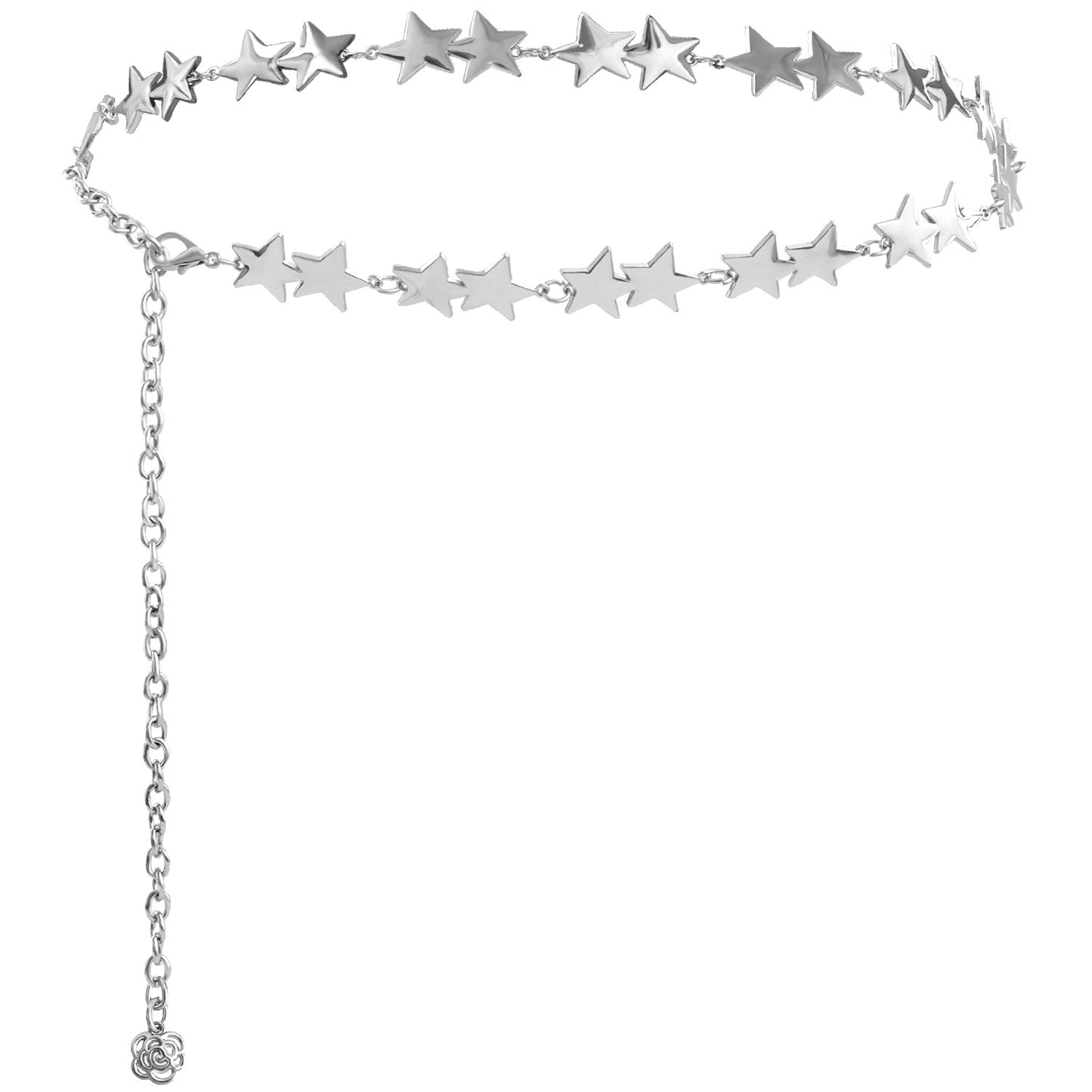 Punk Streetwear Sun Moon Metal Body Chain for Women