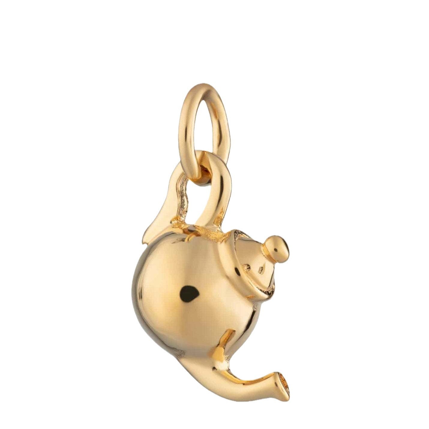 Casual Elegant Heart Stainless Steel PVD 18K Gold Plated Pendant Necklace for Unisex