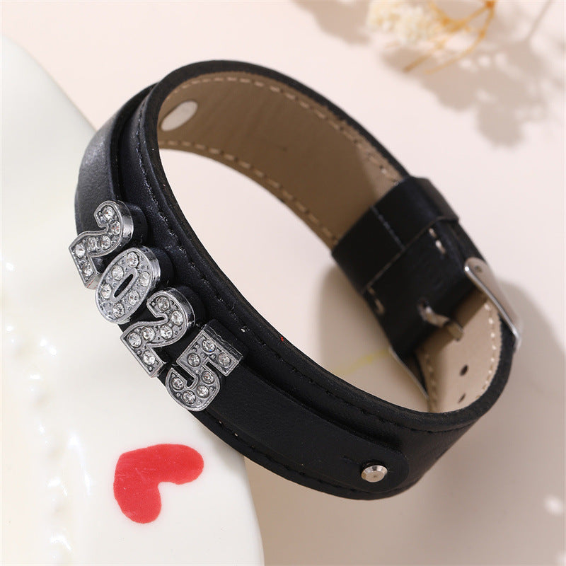 Princess Style Star-Shaped Resin Bracelet with Rhinestone Accents for Girls Aged 6 to 10 Years