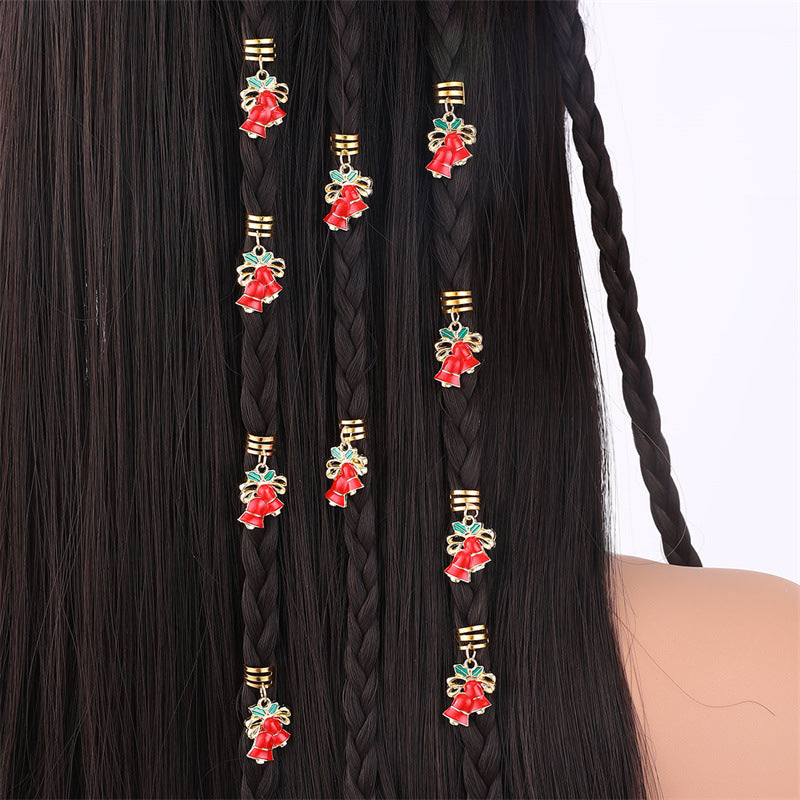 Minimalist Geometric Star-Shaped Metal Hair Clip for Kids with Plated Finish Dirty Braid Hair Accessory