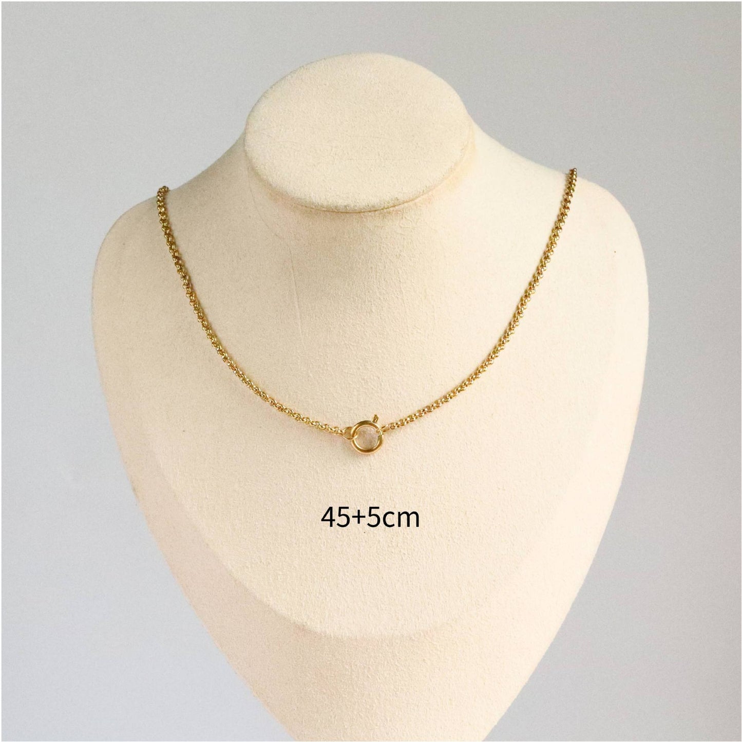 Minimalist 18K Gold Plated Titanium Steel Heart Pearl Rhinestone Charm Bar Necklace for Women