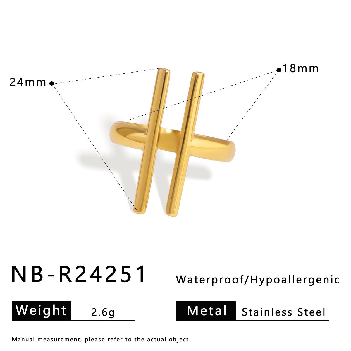 Anello Minimalista con Guscio e Texture Geometrica in Acciaio Inossidabile per Donna e Uomo con Finitura Placcata