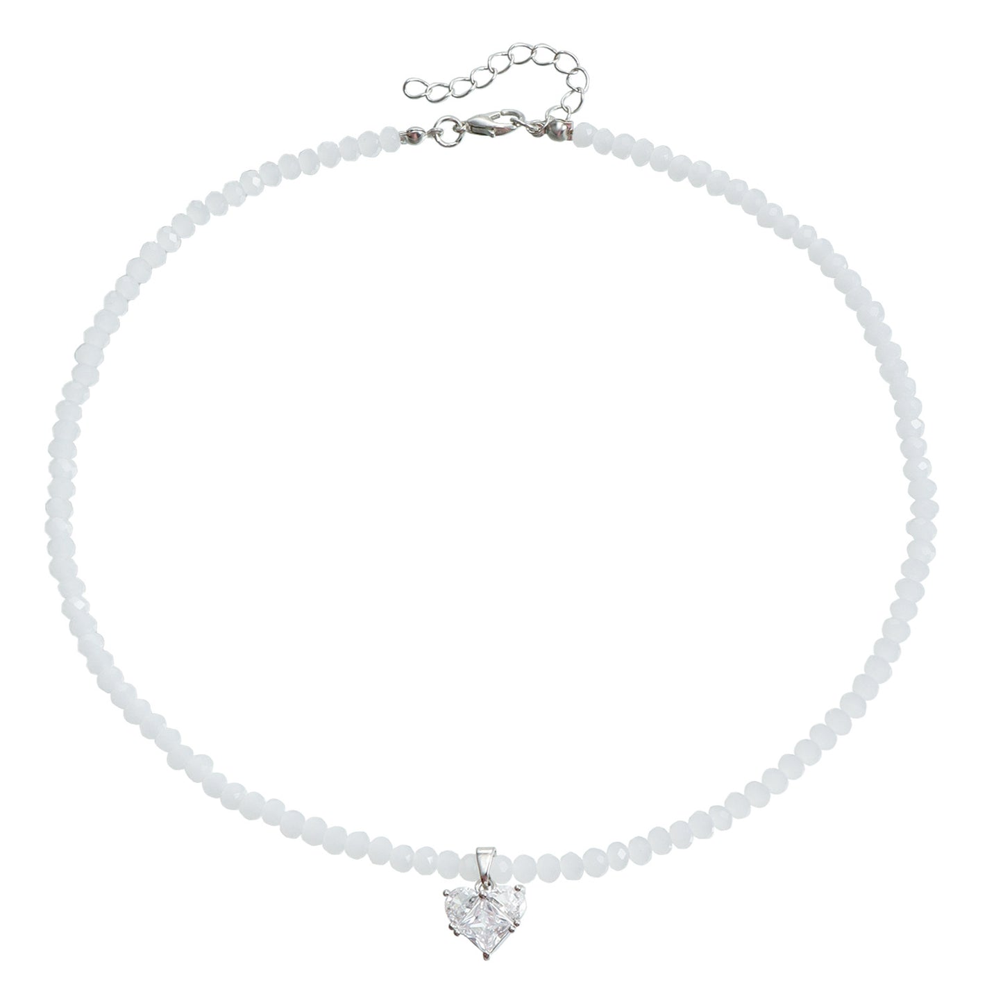 Pendientes de aro dobles de moda con colgante de corazón de circonita, ligeros, de metal de lujo, para mujer