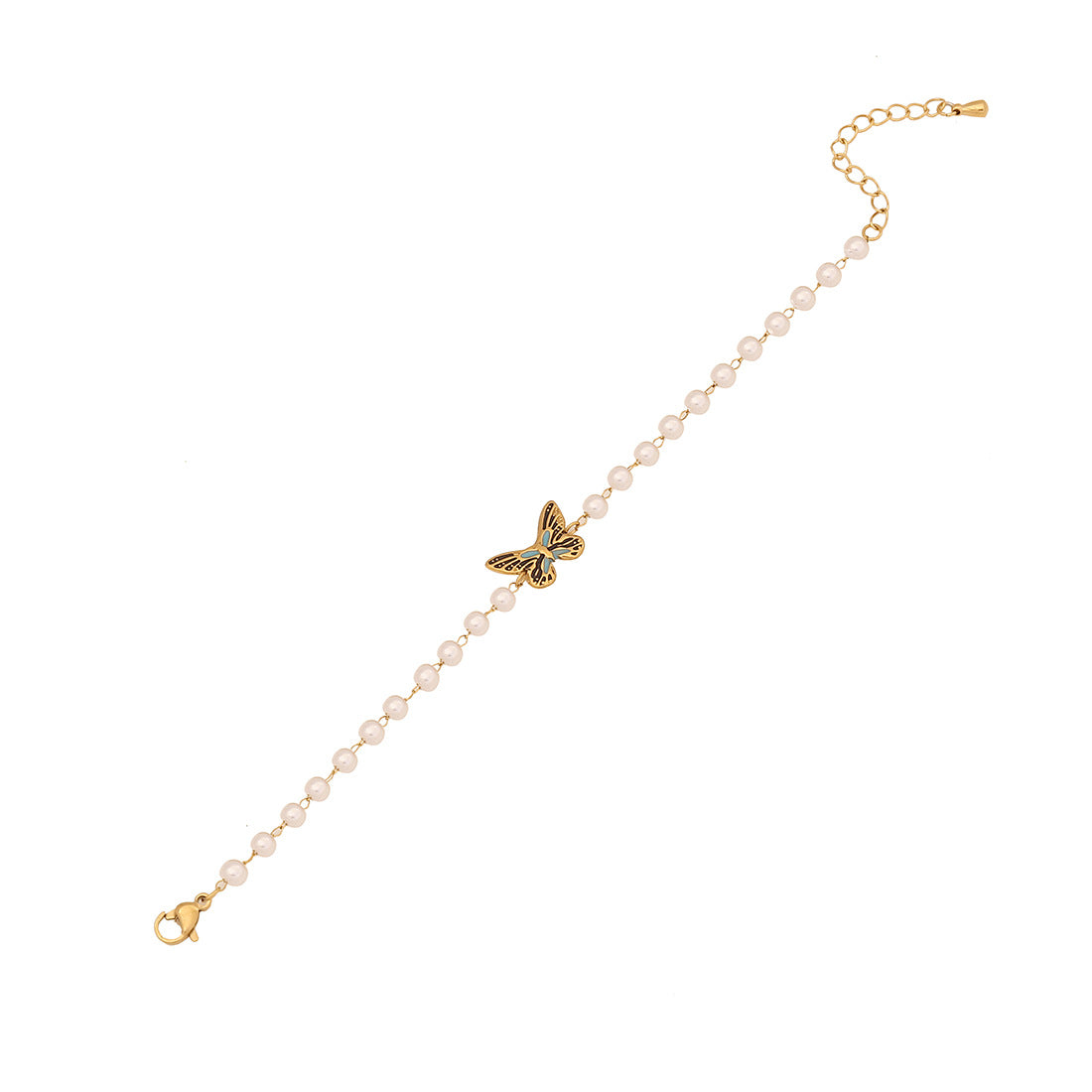 Fashion Butterfly Pendant Necklace in Stainless Steel with O-Chain for Women