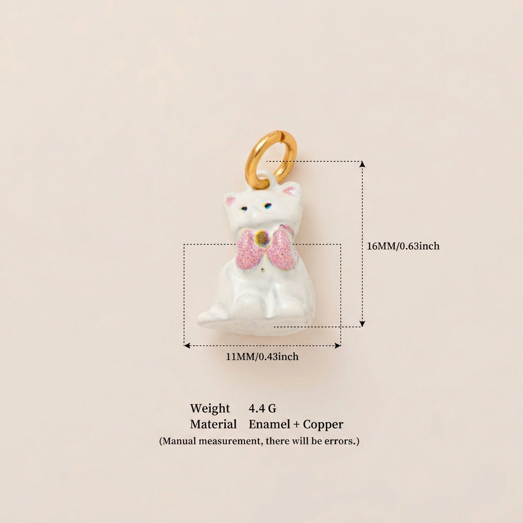 Minimalist Luxury 18K Gold Plated Stainless Steel Fox Animal Pendant Necklace