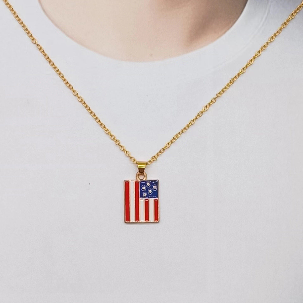 Set di orecchini e collana in lega a forma di cuore e stella a goccia d'olio, stile alla moda, unisex