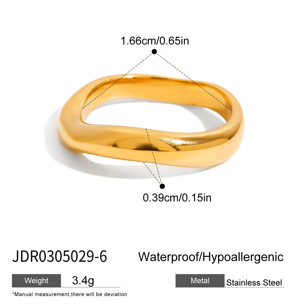 Pulsera Minimalista de Acero Inoxidable con Baño Geométrico y Circonita para Mujer