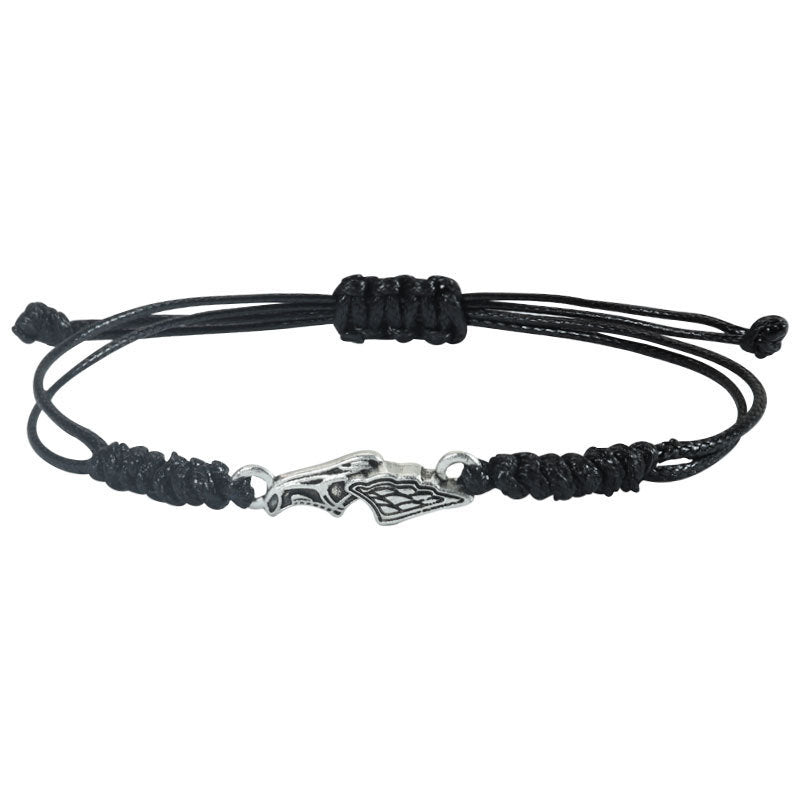 Unisex Geometric Alloy Sports Ball Woven Bracelet