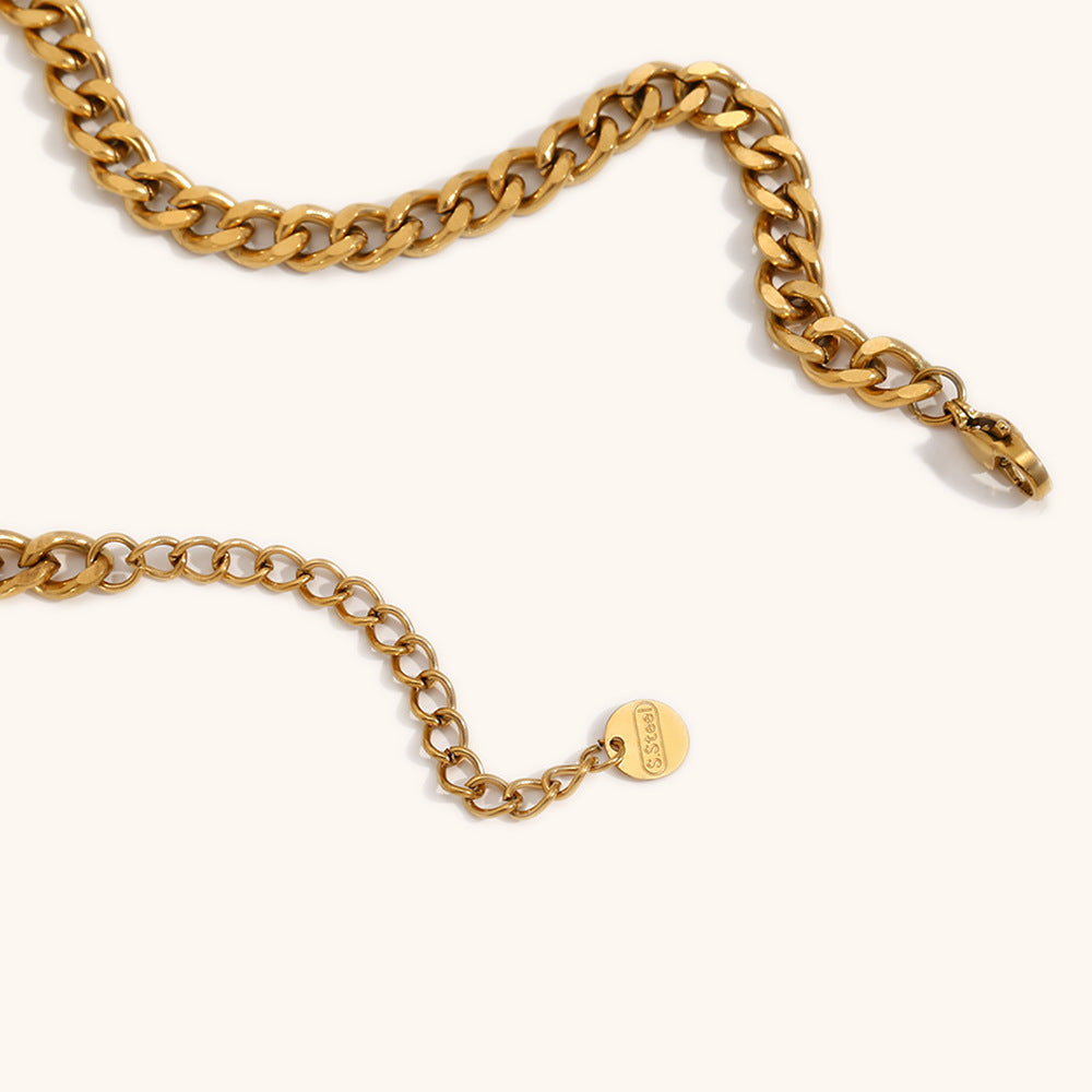 Cute Halloween Ghost and Grim Reaper Skeleton Pendant Necklace in Stainless Steel with 18K Gold Plating for Women