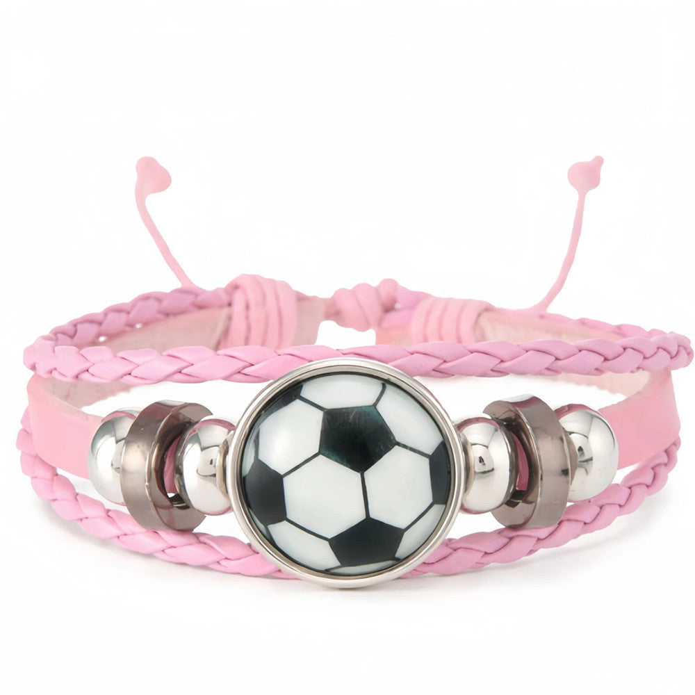 Unisex Geometric Leather Bracelet