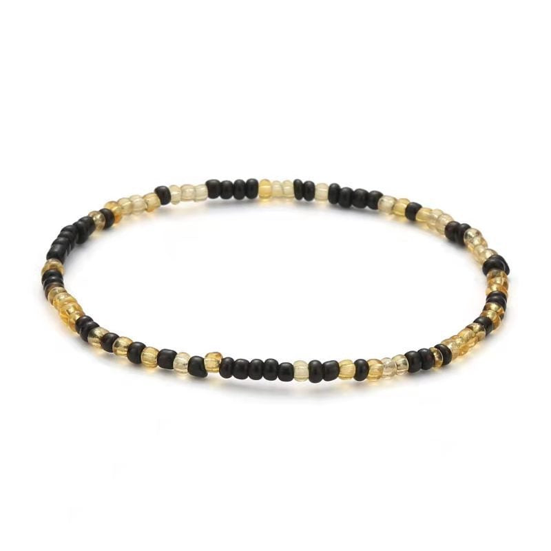 Bohemian Handmade Seed Bead Anklet for Women Beach Jewelry