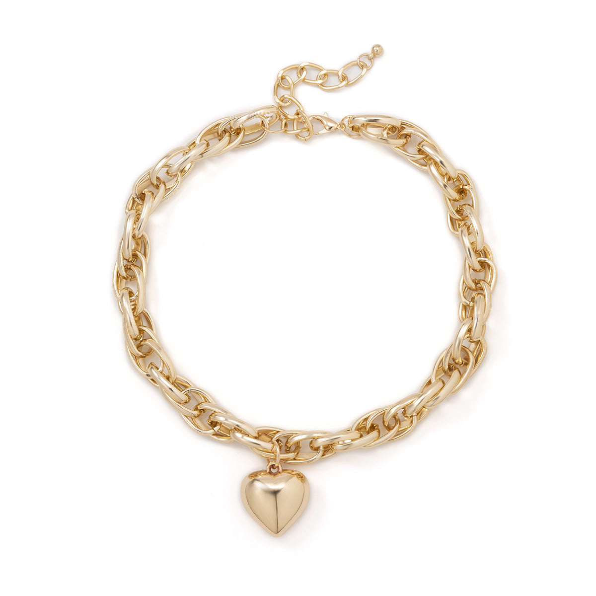 Collar con colgante de cruz punk minimalista con diseño geométrico hueco de aleación con acabado chapado para mujer