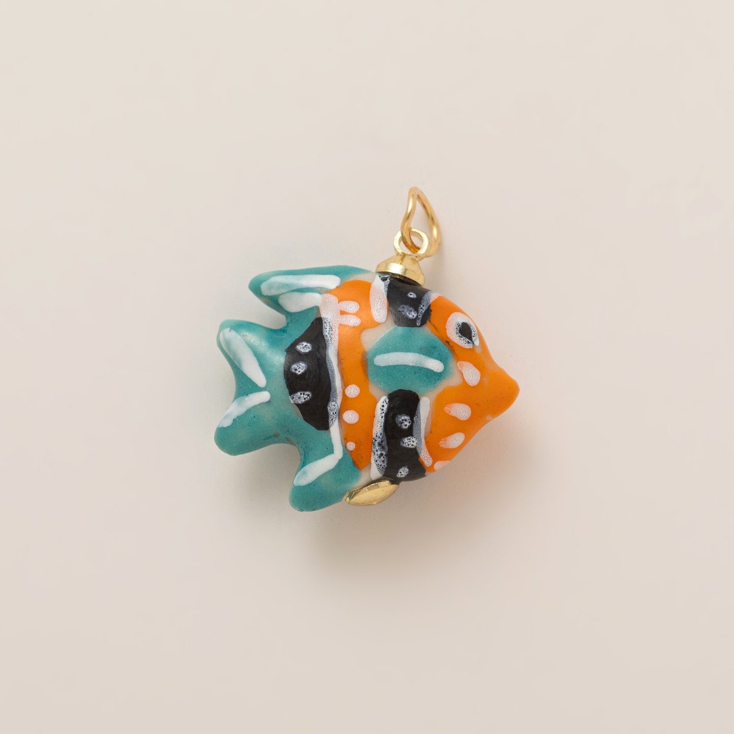 Minimalist Plated Alloy Animal Fox Charm Bar for Bag Keychain