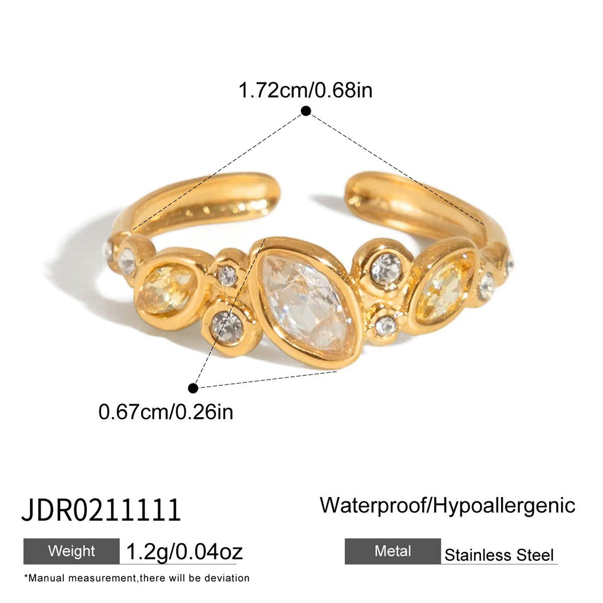 Elegant Geometric Stainless Steel Cubic Zirconia Snake Chain Bracelet for Women