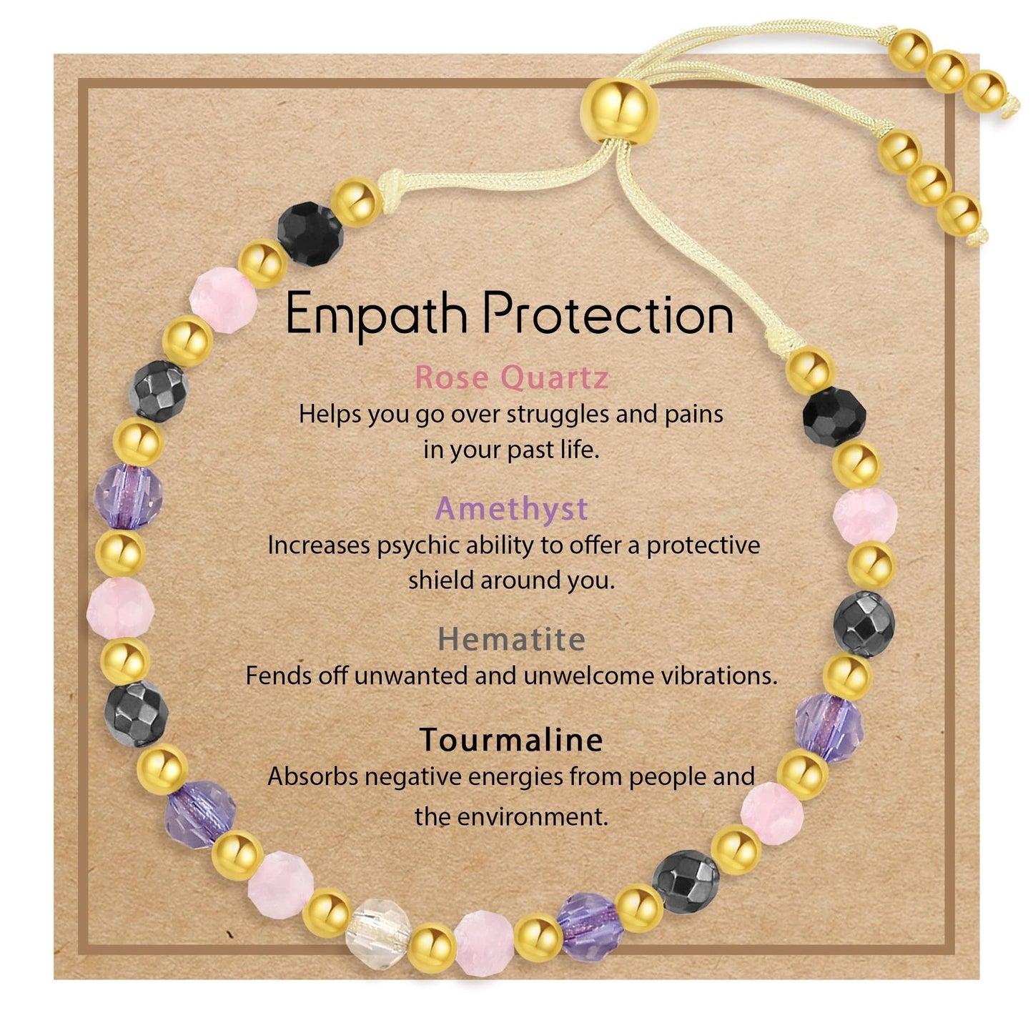 Casual Crystal Beaded Bracelet with Evil Eye and Musical Note Charms for Unisex