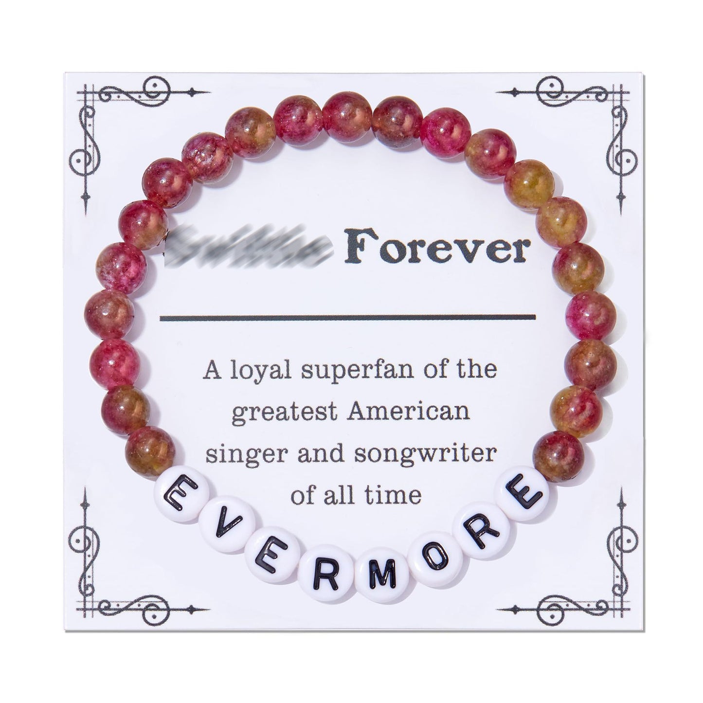 Love Letter Resin Stretch Bracelet for Women