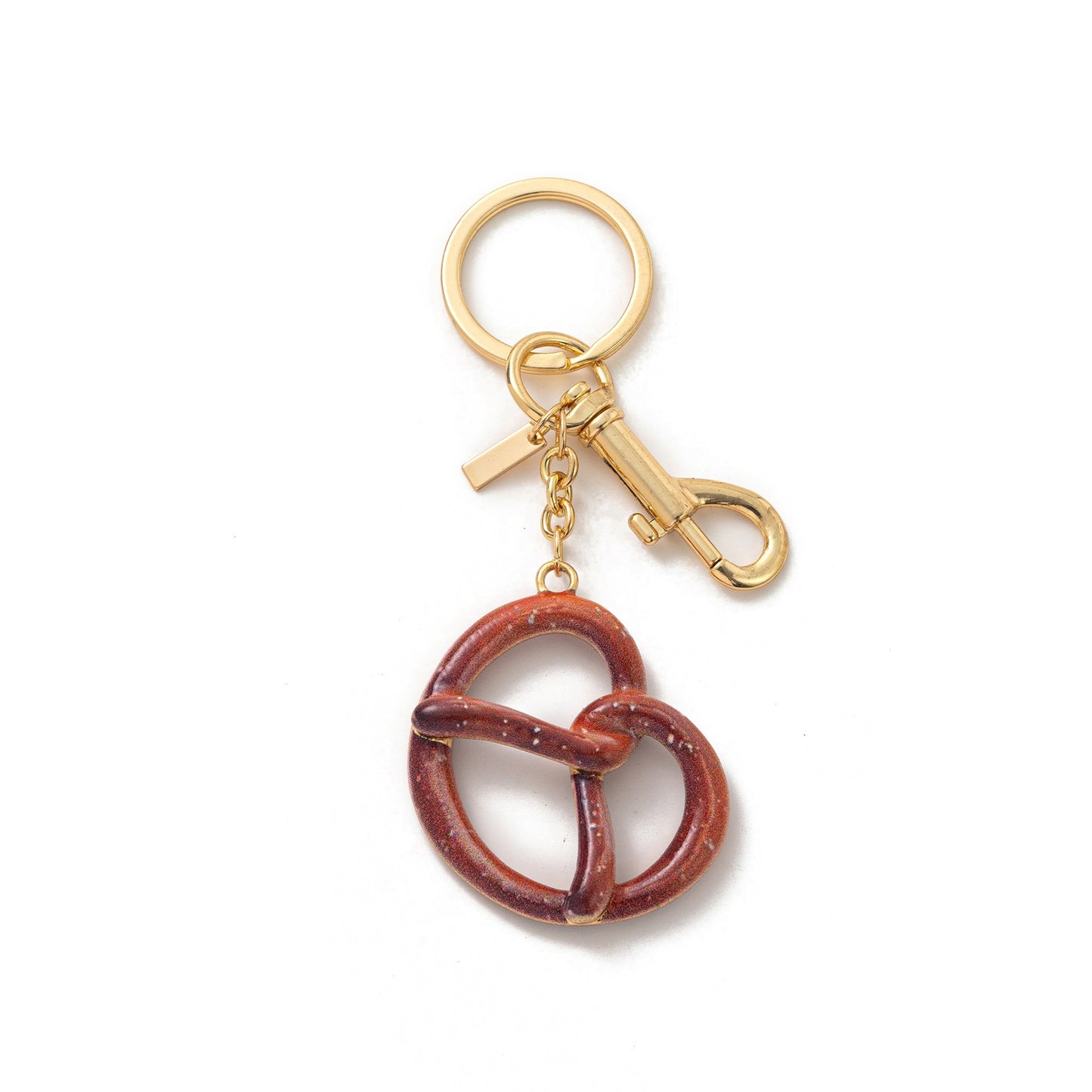 Minimalist Heart Brass Plated Charm Bar
