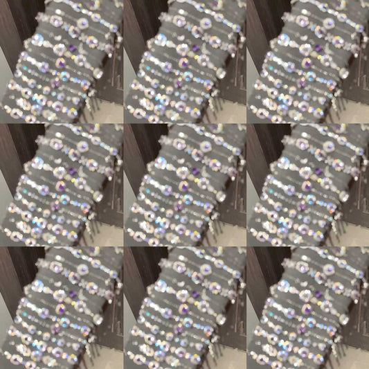 Luxury Elegant Geometric Alloy Plated Bracelet with Cubic Zirconia for Women