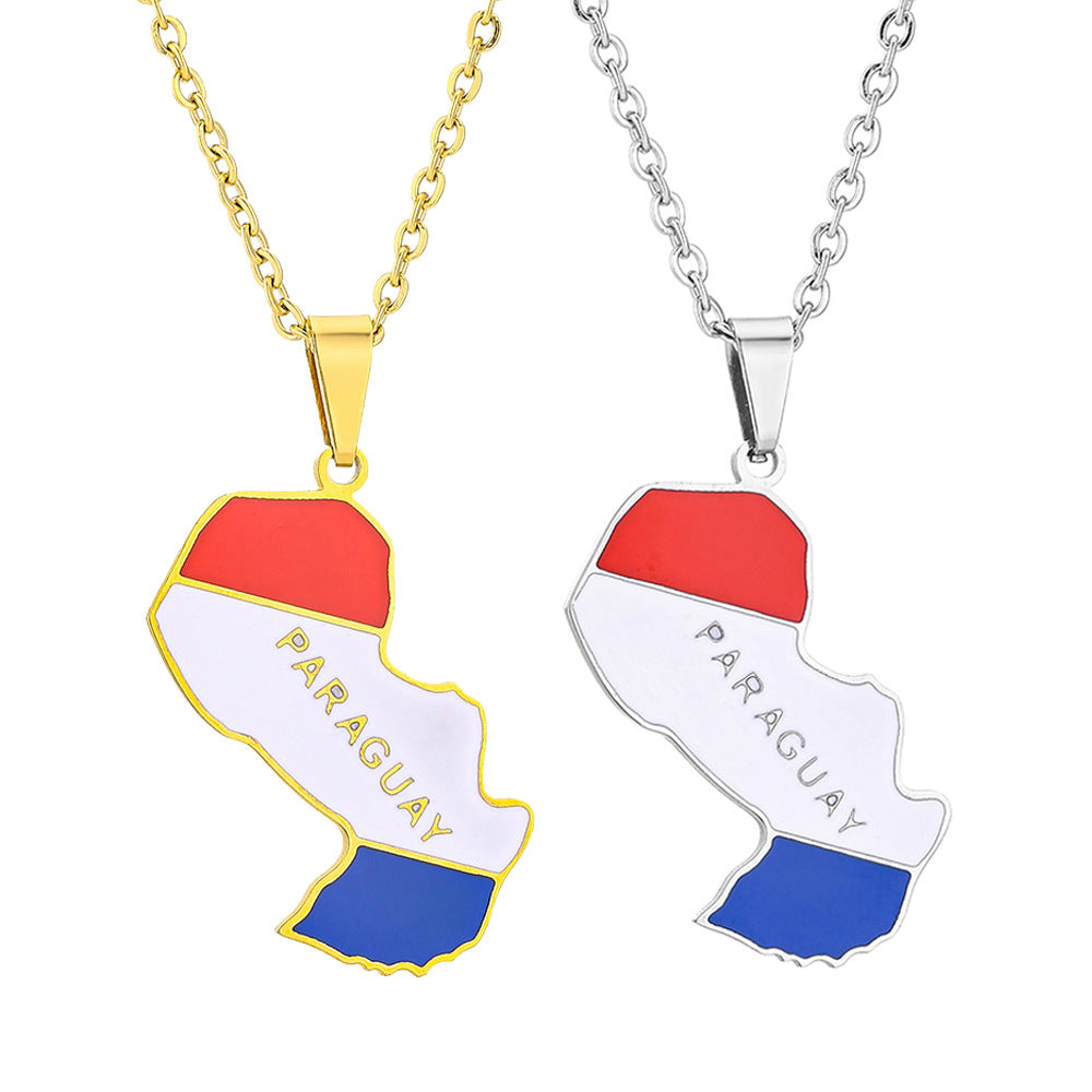 Collar con colgante geométrico minimalista de acero inoxidable con dije de acero de titanio y acabado chapado para mujeres y hombres