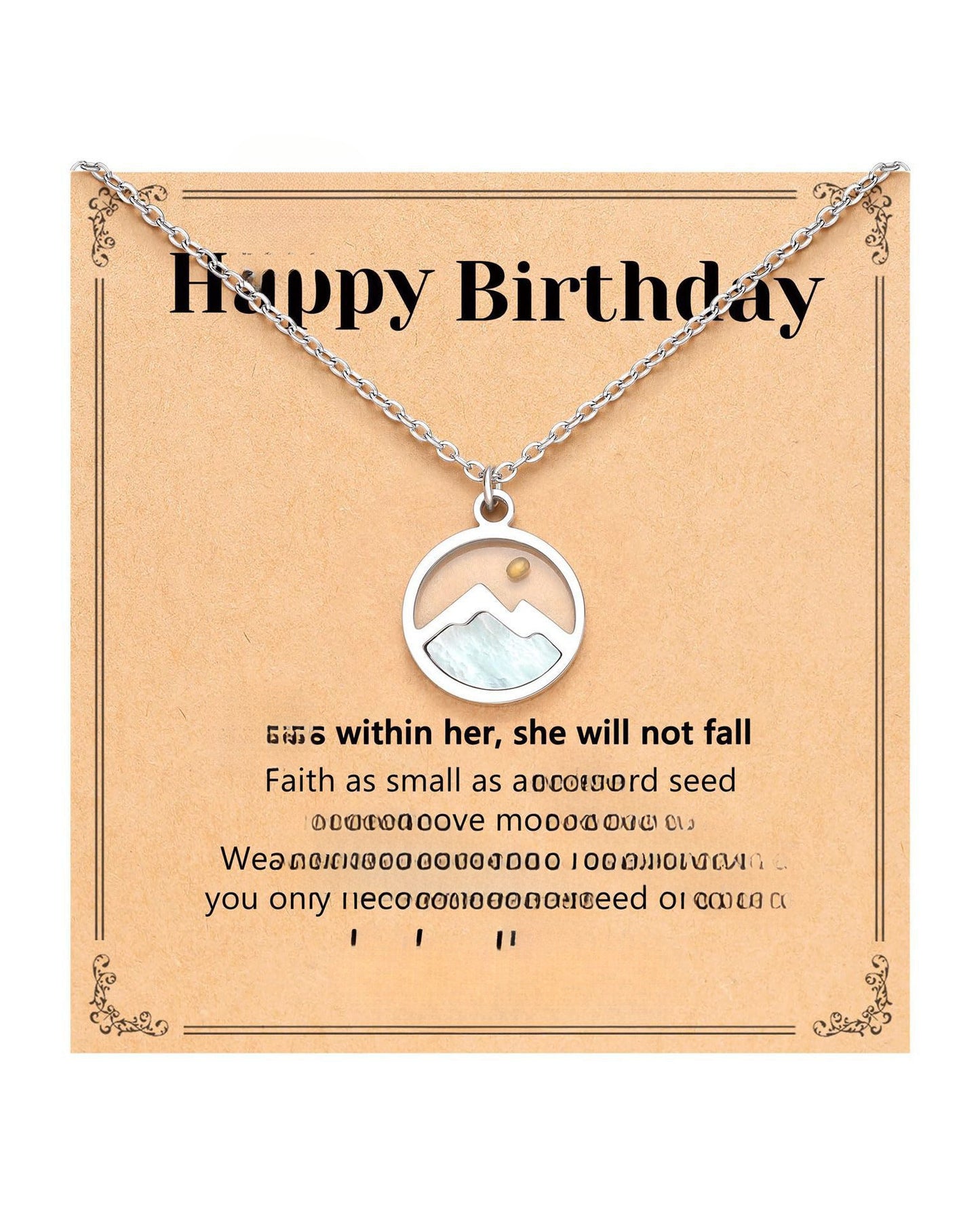 Sweet Floral Oval Geometric Stainless Steel Plated Necklace Unisex Cable Chain