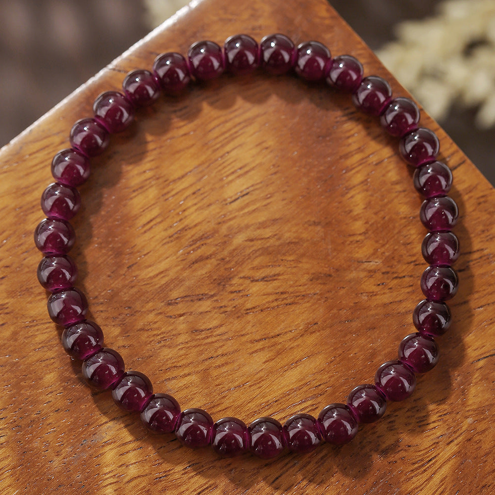 Geometric Round Crystal Gemstone Bracelet for Unisex