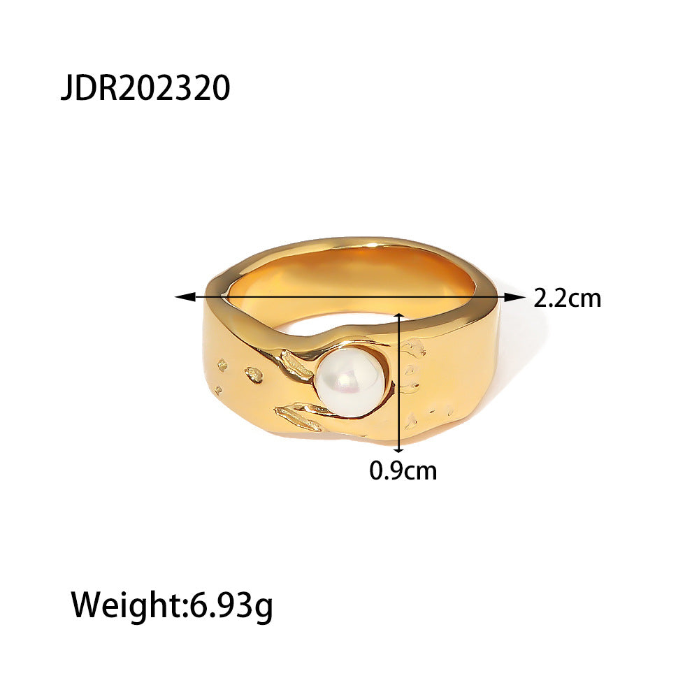 Minimalist Luxury Geometric Stainless Steel PVD Plated Bracelet for Women